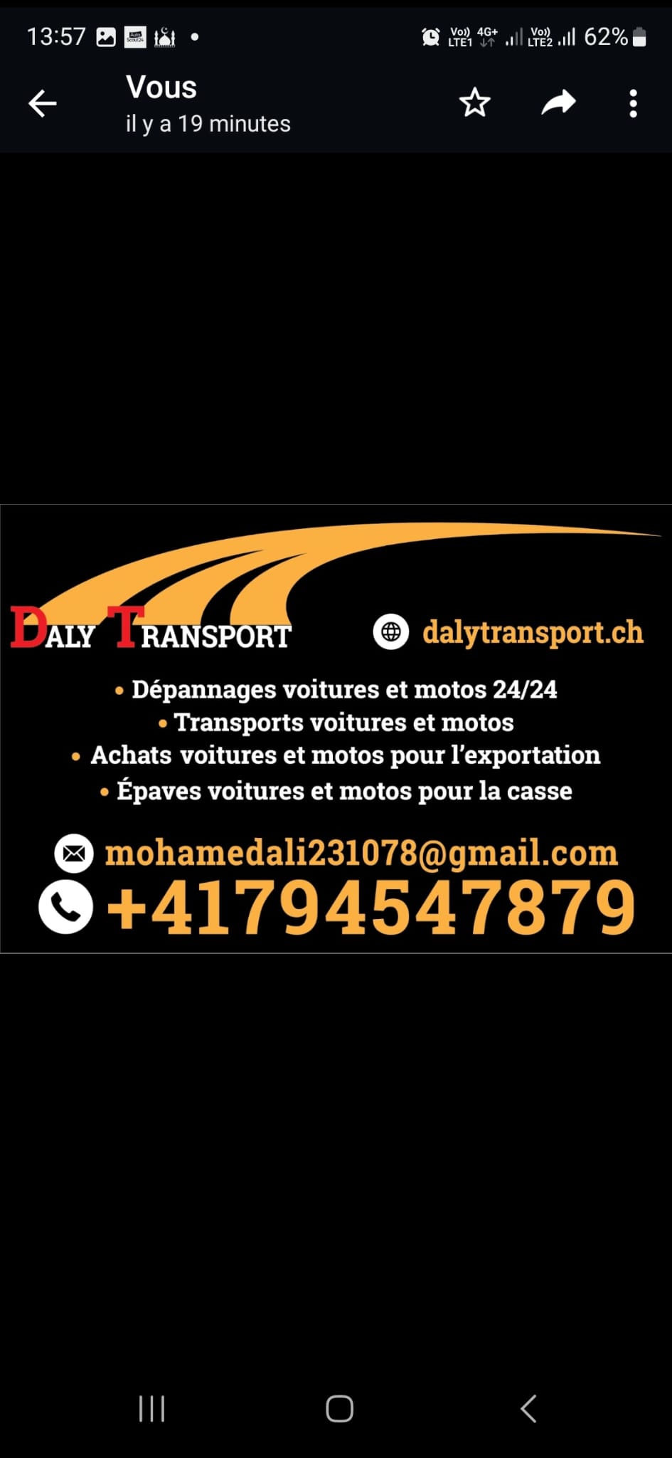 Intervention Daly Transport